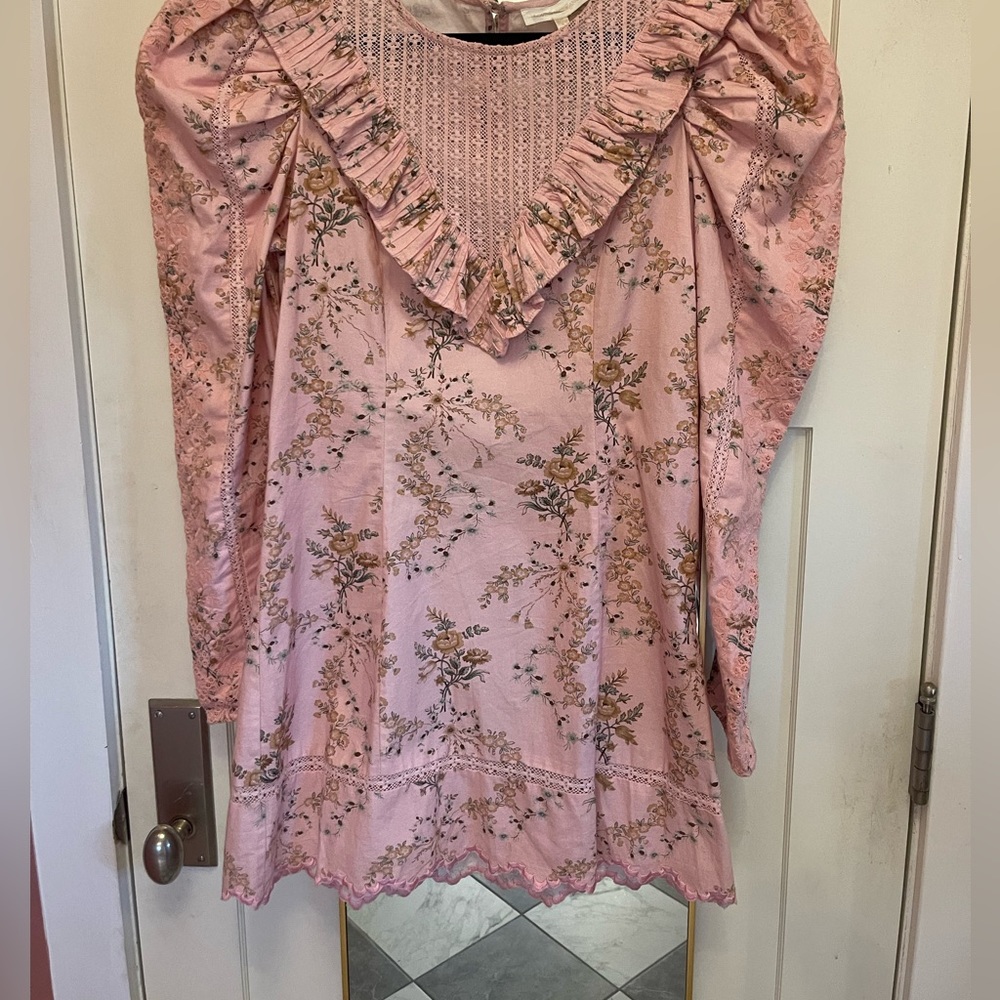 LoveShackFancy Floral Dress size 8